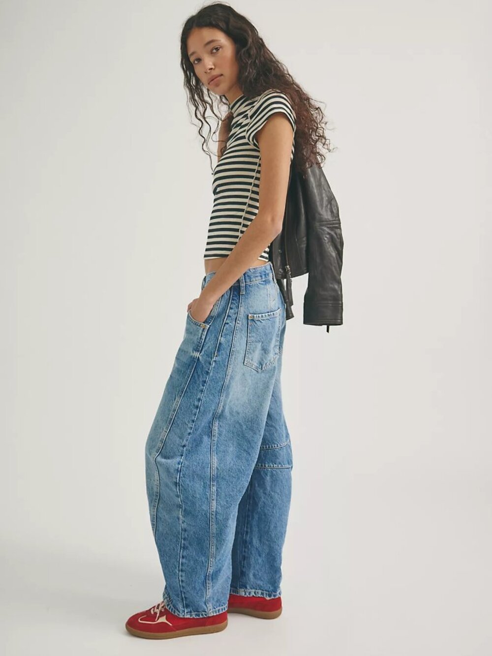 We The Free Good Luck Barrel Jeans